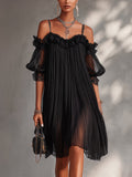 Paddington | Off-Shoulder Ruffle Mini Dress