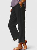 Coromandel | Refined Cropped Wide-Leg Pants