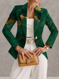 Castlecrag | Marble-Print Tailored Blazer