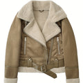 Florence | Belted Aviator Jacket