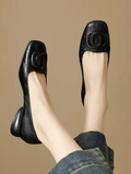 Angourie | Elegant Square-Toe Flats