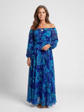 Lara | Off-Shoulder Floral Maxi Dress
