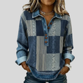 Kingscliff | Patchwork Collared Pullover