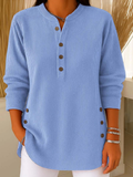 Wamberal | Button-Detail Henley Top