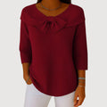 Merimbula | Bow Knit Top