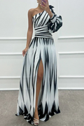Mackenzie | Elegant One-Shoulder Maxi Dress