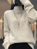 Xanthe | Cozy Mock-Neck Sweater