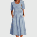 Glenorchy | Striped Midi Dress