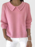 Bernadette | Refined Collared Sweater