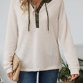 Ava | Cozy Waffle-Knit Hoodie