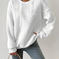 Parnell | Cable-Textured Crewneck Sweatshirt