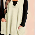 Ashleigh | Relaxed V-Neck Vest with Pockets