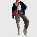 Raglan | Relaxed Animal-Print Jeans