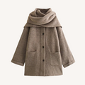 Fenella | Cozy Scarf-Collar Coat