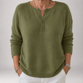 Jem | Relaxed Button Henley Sweater