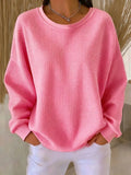 Millie | Relaxed Waffle-Texture Sweater