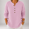 Jervis | Ribbed Henley Tunic with Side Buttons