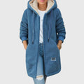 Gia | Cozy Hooded Zip Jacket