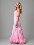 Takaka | Flowing Ruffle-Hem Gown