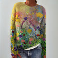 Liv | Wildflower Print Knit Sweater