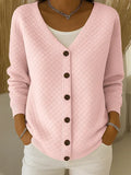 Paloma | Textured Button Cardigan