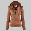 Bethany | Hooded Moto Jacket