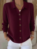 Coogee | Button-Front Collared Cardigan