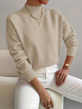 Hyams | Soft Mock-Neck Sweater