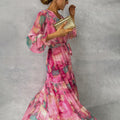 Lily | Floral Wrap Maxi Dress