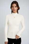 Byron | Sleek Mock Neck Top