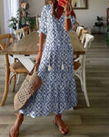 Lara | Flowing Bohemian Maxi Dress