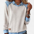 Kirra | Contrast-Panel Pullover