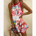 Merimbula | Coastal Print Sleeveless Dress