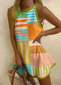 Coco | Colorblock Sleeveless Sundress