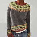 Frida | Nordic Patterned Sweater