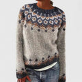 Sigrid | Patterned Nordic Sweater