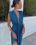 Mila | Draped Evening Dress