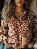 Pamela | Bohemian Paisley Blouse