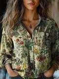 Isabel | Vintage Botanical Blouse
