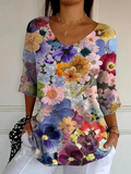 Akaroa | Blooming Print Tunic Top