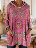 Culburra | Patterned Hooded Jumper