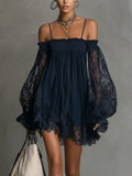Billie | Off-Shoulder Lace Mini Dress