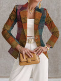 Jasmine | Autumn Checked Blazer