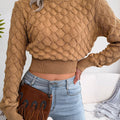 Willow | Textured Cropped Sweater