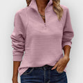 Woollahra | Textured Quarter-Zip Sweater