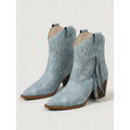 Savannah | Fringed Western Ankle Boots