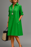 Lauren | Timeless Collared Shirt Dress