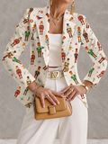 Marlo | Festive Print Blazer
