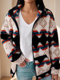 Takaka | Bold Aztec Zip Jacket