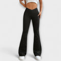 Hyams | Flared High-Waist Pants